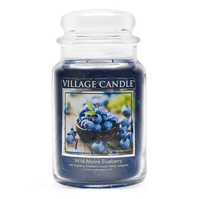 Obrázek produktu pro VILLAGE CANDLE Vonná svíčka - Divoká borůvka Doba hoření: 170 hodin