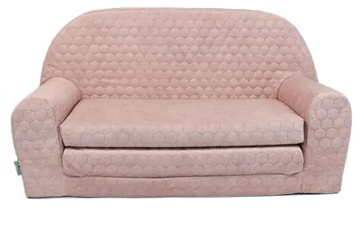 Produktbild von Kindersofa "MINI" zum Aufklappen PIK Puderrosa W386 57 FORTISLINE