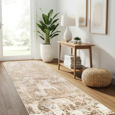 Obrázek produktu pro Koberec běhoun chodba koberec krátký vlas moderní most obývací pokoj ložnice design 100 x 250 cm