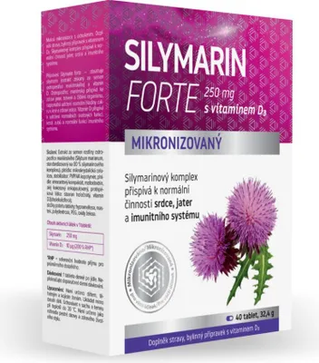 Obrázek produktu pro Naturprodukt Silymarin Forte 250 mikronizovaný s vitaminem D