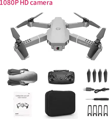 Produktbild von E68 Fernbedienung Aktualisiert Drone Wide Angle 4K 720P 1080P HD Kamera Quadcopter Faltbare WiFi FPV Vierachsige Höhenkamera