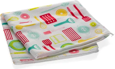 Zdjęcie produktu dla ręcznik szwedzki 40x40cm mikrofibra 250g z dekoracją