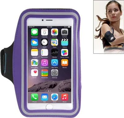 Zdjęcie produktu dla Etui opaska na ramię do Apple iPhone 6 Plus fioletowy/fioletowy