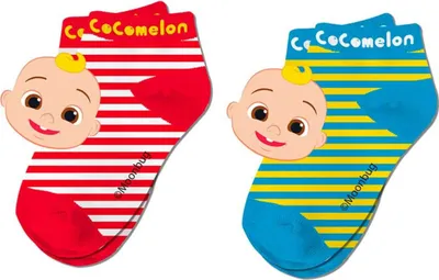Produktbild von Cocomelon Kinder Socken 2er-Pack Strumpf & Süße Söckchen 27/30