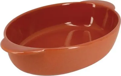 Produktbild von Ofenform Oval 27 x 16,5 cm Terrakotta - Octave - Menastyl