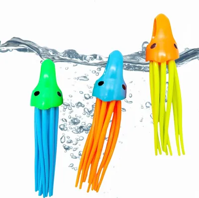 Imagen del producto de Juego de aros de natación, 3 unidades, de colores variados, para niños, juguete acuático para piscina y playa