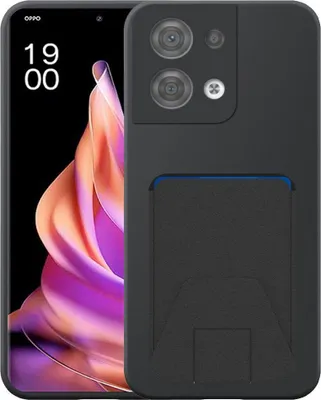 Obrázok produktu pre Vhodné pre telefón Oppo Reno 9 s nastaviteľným koženým puzdrom - flexibilný zadný kryt Silikónové puzdro TPU s nastaviteľným koženým puzdrom - čierne - Smartphonics