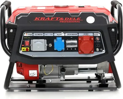 Produktbild von KRAFT&DELE Stromerzeuger 3000W 230/380V Benzin Generator