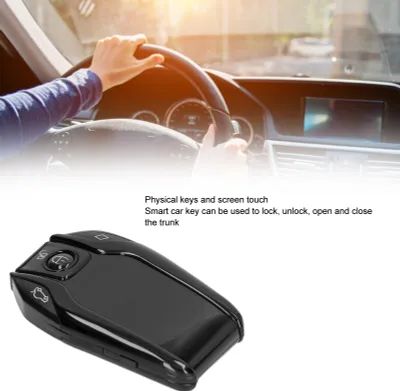 Imagen del producto de Pantalla LCD táctil universal TK800+ con control remoto inteligente y entrada inalámbrica, compatible con todos los sistemas de arranque y parada de motor. Color: