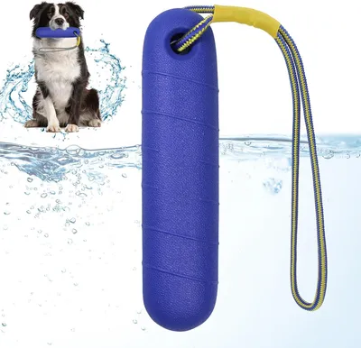 Produktbild von Hundespielzeug, Wasserspielzeug für Hunde, 22 cm, Schwimmspielzeug, wasserinteraktives Hundespielzeug, Hundetraining mit Nylonseil, Training, Apportie