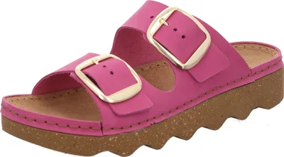 Produktbild von Rohde Damen Pantolette Nubukleder goldene Schnalle Sommerfarbe Foggia-D 6222, Größe:41 EU, Farbe:Pink