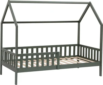 Produktbild von Hüttenbett für Kinder 190x90cm grün MARCEAU