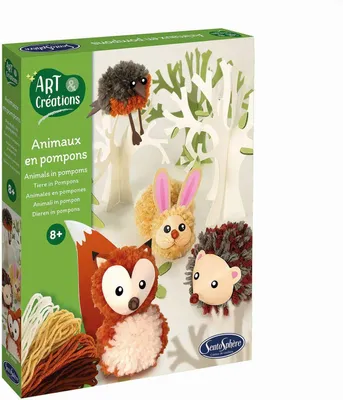 Produktbild von SENTOSPHERE - Bastelset Pompon Tiere