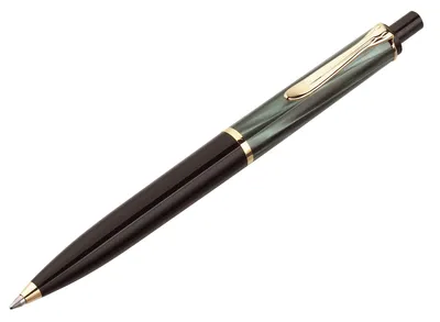 Zdjęcie produktu dla Pelikan K200, Czarny, Złoto, Zielony, Wbudowany system napełniania, Żywica, Kursywa, Stal nierdzewna, Oburęczny