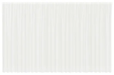 Zdjęcie produktu dla Solidchoice - Zasłona okienna, biała, 280 x 750 cm, poliester, przepuszczająca światło