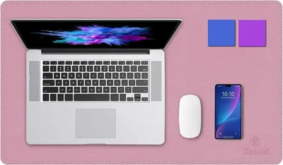 Zdjęcie produktu dla Mata na stół Upgrade Knodel imitacja skóry  60x35cm wodoodporna dwustronna fioletowa/różowa