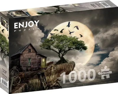 Zdjęcie produktu dla Puzzle 1000 elementów Enjoy – Chata na klifie