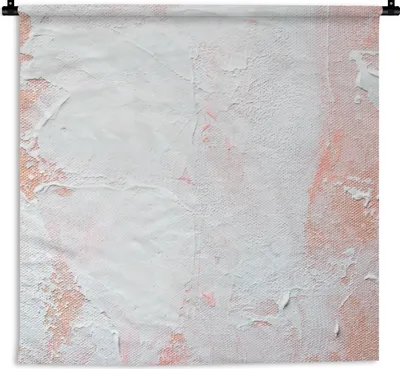 Produktbild von MuchoWow® Wandteppich Wandbehang Malerei - Abstrakt - Design 150x150 cm Tapisserie Dekoration Wandtuch - Wohnaccessoires - Modernes