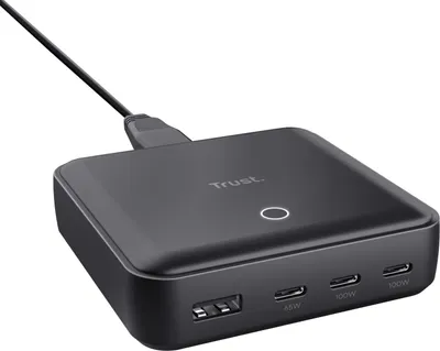 Zdjęcie produktu dla Trust Maxo, Wewnętrzna, Prąd przemienny, 20 V, 5 A, 1,2 m, Czarny