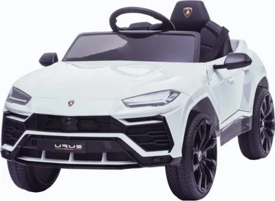 Produktbild von Lamborghini Urus Kinderauto Kinderfahrzeug Kinder Elektroauto 12V / 2x Motoren / Öffnende Türen (Weiß)