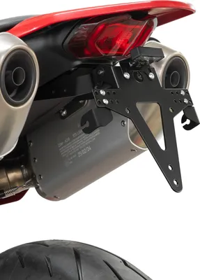 Zdjęcie produktu dla ZIEGER Classic Kompletny uchwyt tablicy rejestracyjnej kompatybilny z Ducati Hypermotard 698 Mono