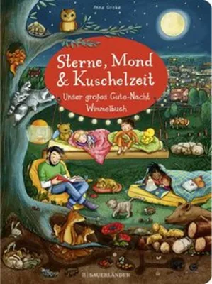 Immagine prodotto di Sterne, Mond und Kuschelzeit. Unser großes Gute-Nacht-Wimmelbuch