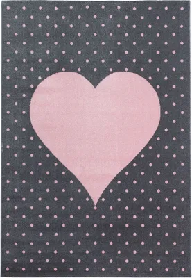 Produktbild von Kinder Teppich Bianca Läufer, Farbe: Pink, Größe:80x150 cm
