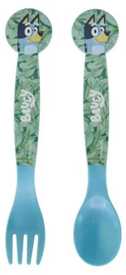 Produktbild von Bluey Leaves besteckset - 2-teilig