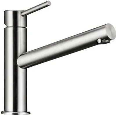 Zdjęcie produktu dla Jednouchwytowa bateria zlewozmywakowa STEEL DN 15 stal nierdzewna szczotkowana