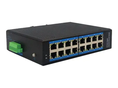 Zdjęcie produktu dla Digitus Przemysłowy przełącznik sieciowy Gigabit, 16-portowy, niezarządzalny, Nie zarządzany, Gigabit Ethernet (10/100/1000), Pełny dupleks