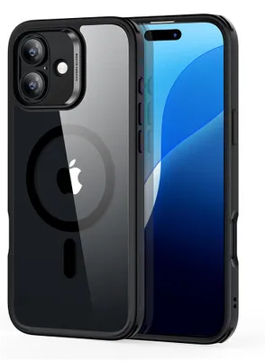 Zdjęcie produktu dla Etui ESR Classic Hybrid HaloLock do iPhone'a 16 – przezroczyste/czarne