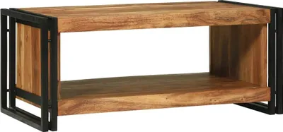 Produktbild von Couchtisch Braun 90 x 50 x 38 cm Massivholz Akazie