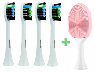 Produktbild von Welcco Ersatzbürstenköpfe Seysso Oxygen Gold Sonic Set + Gesichtsbürste