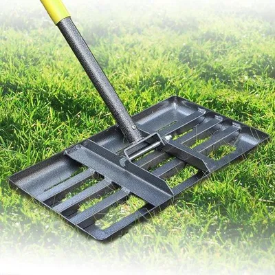 Image de Rake à gazon - Ergonomique et robuste - Largeur de travail de 150 cm