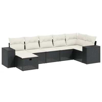 Zdjęcie produktu dla VidaXL 3264432, Kremowy, Biały, Żywica, Stal, 550 mm, 550 mm, 370 mm