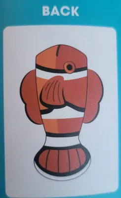 Imagen del producto de Unyqoos® Manta suave Freek Vonk, 130 x 55 cm, color naranja – manta suave con forma de Nemo