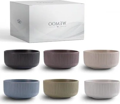 Produktbild von Famanu Müslischalen Set (6 x 850 ml) - Pastellfarben