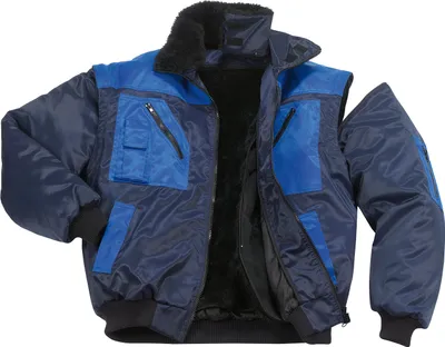 Produktbild von Pilotenjacke 4 in 1-Funktion marineblau/kornblau  Größe 4XL