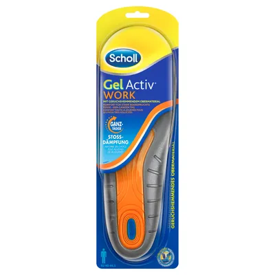 Obrázok produktu pre Scholl 26169 2 Scholl Herren Einlegesohlen Gel Activ Sport grau Größe 40-46,5