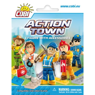 Immagine prodotto di COBI Action Town 1852, Figurina da costruzione, 5 anni, Multicolore