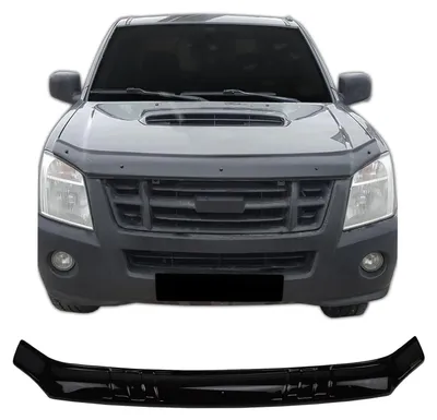 Image de Bra Capot Déflecteur Protection Pour Isuzu D-Max 2006-2012, Aérodynamique, Assemblage Facile, Aucun perçage requis