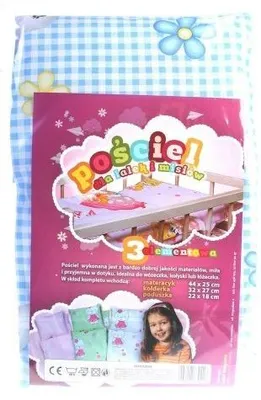 Produktbild von 3 Stück Puppenbettwäsche 30216