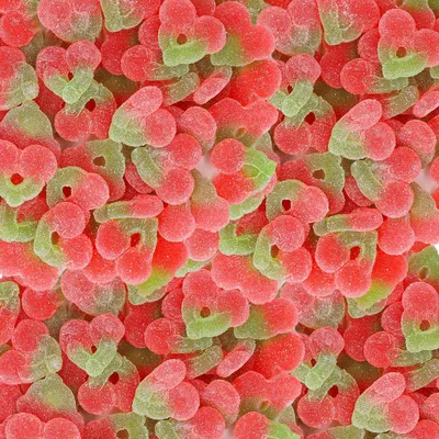 Produktbild von Yummi Yummi Fruchtgummi Kirschen extra sauer 1kg