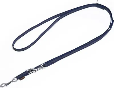 Produktbild von Mystique® Gummierte Umhängeleine Leine 12mm Standard Karabiner royal blau 2m