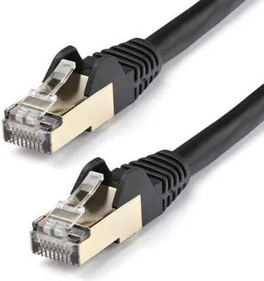 Obrázek produktu pro StarTech.com 6ASPAT10MBK, 10 m, Cat6a, S/UTP (STP), RJ-45, RJ-45, Černá