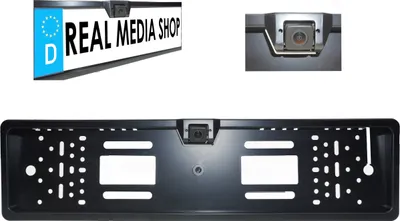 Produktbild von EU KFZ Kennzeichenhalterung Front/Rückfahrkamera mit Abstandanzeige