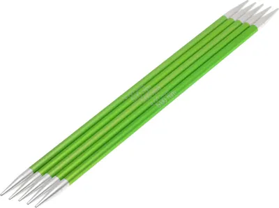 Produktbild von Lana Grossa Knit Pro ZING Strumpfstricknadeln Nadelspiel Aluminium Rainbow 15cm/20 cm Länge Durchmesser 20 cm 5.0 mm