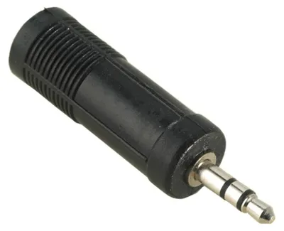 Produktbild von Hama Audio Adapter, 3.5 mm, 6.3 mm, Schwarz