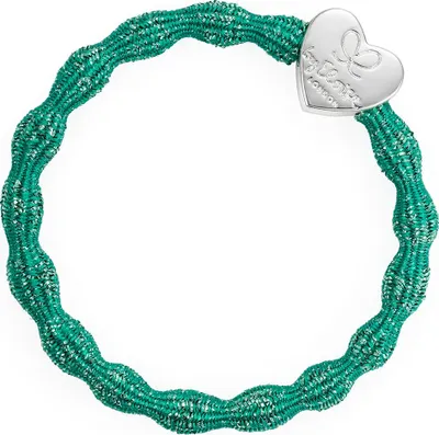 Obrázek produktu pro By Eloise London Metallic Silver Heart Biscay Green