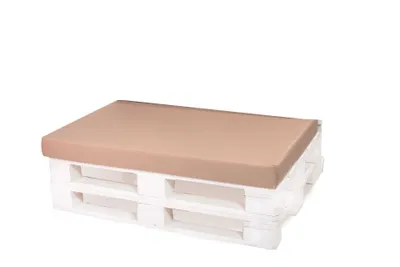 Immagine prodotto di Cuscino per pallet 120x80cm| cuscino per seduta in europallet|cuscino da pavimento per bambini|cuscino per pallet da esterno beige|balcone con cuscino da pavimento